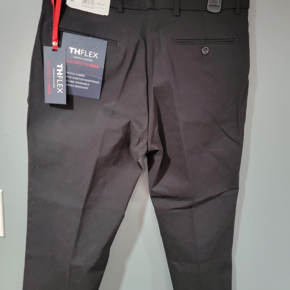 Men's TH Flex Stretch Custom-Fit Chino Pant, Created for Macy's